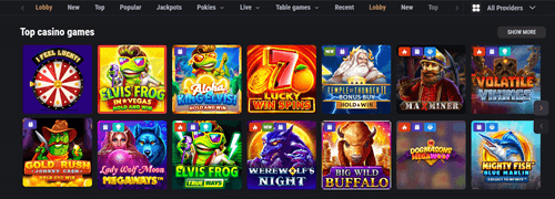 King Billy Casino Games Review